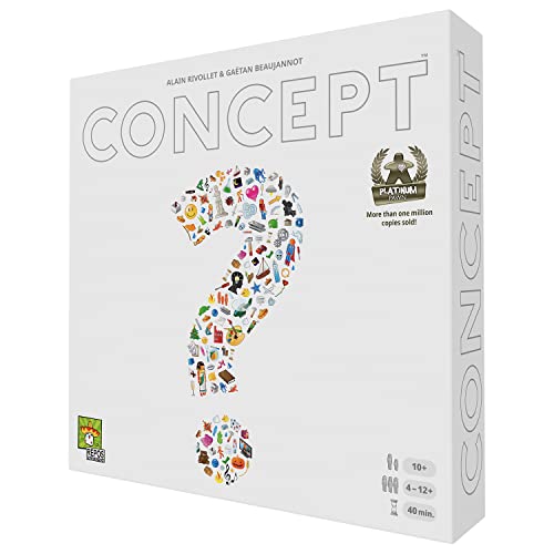 Juego de fiesta conceptual | Juego de mesa galardonado | Adivinanzas basadas en equipos | Divertido juego familiar para adultos y niños | Edades 10+ | 4-12 jugadores | Tiempo de juego promedio 40 minutos | Hecho por Repos Production