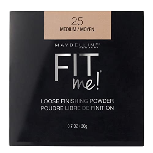 Maybelline New York Fit Me Loose Setting Powder, Face Powder Makeup & Finishing Powder, Light Medium, 1 Count