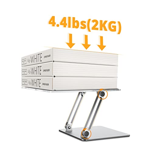 SupeDesk Soporte para libros de acrílico, soporte para exhibición de libros, soporte para computadora portátil transparente, plegable, para libros/tabletas/lectores electrónicos/computadoras portátiles, clips de página retráctiles,ajustables