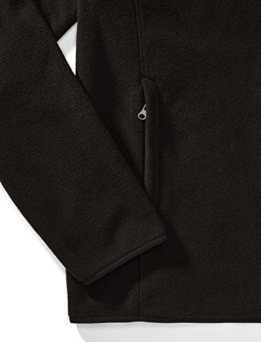 PRODUCTO 30 Amazon Essentials Chaqueta polar con cremallera completa para hombre (disponible en grande y alto), negro, extragrande