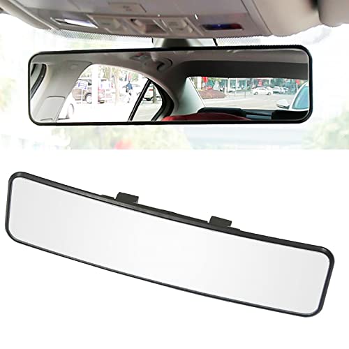 Espejo retrovisor Kitbest, espejo retrovisor panorámico con clip interior universal para reducir el punto ciego de manera efectiva - Gran angular - Convexo - Para automóviles, SUV, camiones