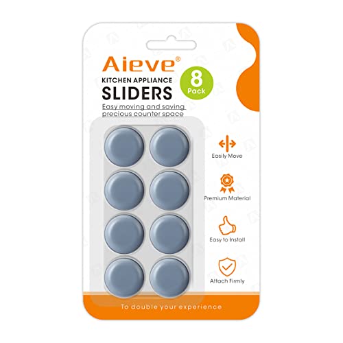 Aieve Deslizador para electrodomésticos, 8 deslizadores para electrodomésticos de cocina, deslizador para electrodomésticos pequeños para la mayoría de encimeras