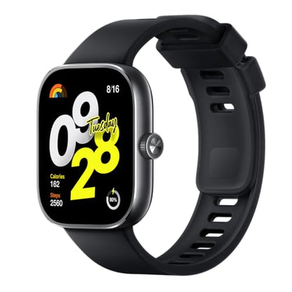 PRODUCTO 434 Reloj inteligente Xiaomi Redmi Watch 4 con pantalla AMOLED de 1,97" con 390 x 450 píxeles y 60 Hz, hasta 20 días de duración de la batería, HyperOS, mediciones de frecuencia cardíaca y oxígeno en sangre - Negro obsidiana