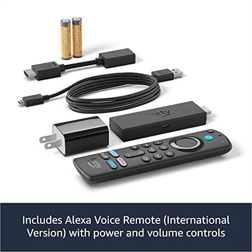 PRODUCTO 173 Fire TV Stick 4K Max (versión internacional) Dispositivo de transmisión 4K, Wi-Fi 6, control remoto por voz de Alexa