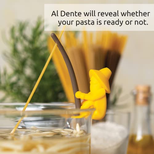 OTOTO Al Dente Spaghetti Tester and Steam Releaser - 100% BPA Free and Food Safe Pasta Tester - Fun Kitchen Gadgets - Housewarming Gifts - Dishwasher Safe Kitchen Tools and Gadgets Best Sellers