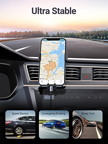 PRODUCTO 17  Soporte para teléfono para ventilación de coche, clip de ventilación para teléfono celular, bloqueo automático por gravedad, compatible con iPhone 15 14 Pro Max 14 Plus, iPhone 13 12 11 Pro Max XR XS 8 7 Plus, Samsung Galaxy S22 Smartphone