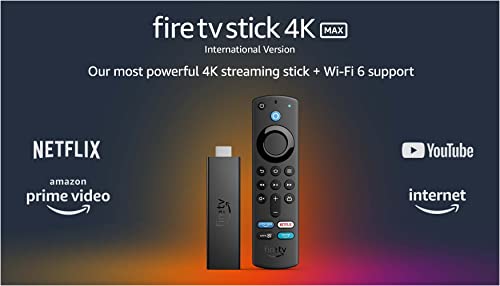 PRODUCTO 173 Fire TV Stick 4K Max (versión internacional) Dispositivo de transmisión 4K, Wi-Fi 6, control remoto por voz de Alexa