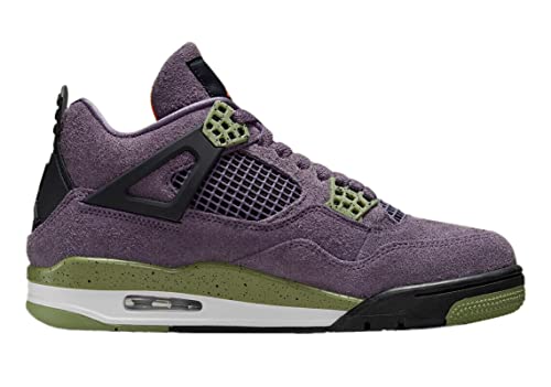 Jordan 4 Retro Zapato para mujer, Canyon Purple/Anthracite-allig, 7