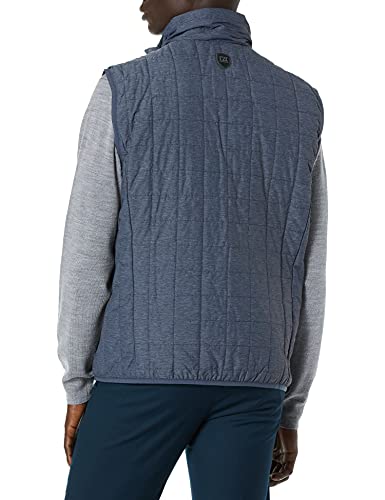 Cutter & Buck Chaleco Rainer alternativo resistente a la intemperie Primaloft Down para hombre, Antracita Melange, XX-Large