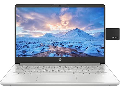 HP 2022 La computadora portátil FHD más nueva de 14" para empresas y estudiantes, AMD Ryzen3 3250U (Beat i5 7200U), 16 GB de RAM, 1 TB SSD, cámara web, Wi-Fi, Bluetooth, HDMI, carga rápida, Windows 11, alfombrilla para mouse ROKC