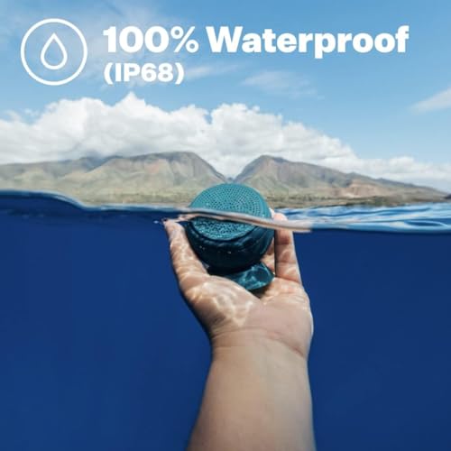 PRODUCTO 496 Speaqua – Altavoz resistente al agua, emparejamiento inalámbrico de dos altavoces, sistema de montaje 4 en 1 – Altavoz Bluetooth portátil con almacenamiento integrado (2000 canciones) – Barnacle Pro 2.0 (Dune)