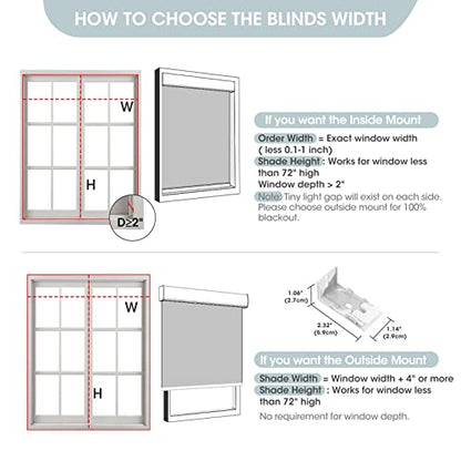 Persianas motorizadas con control remoto: Canisteo Control a batería Persianas enrollables eléctricas inteligentes con control remoto para ventanas Inalámbrico 100% opaco, blanco, 20" W X 72" H