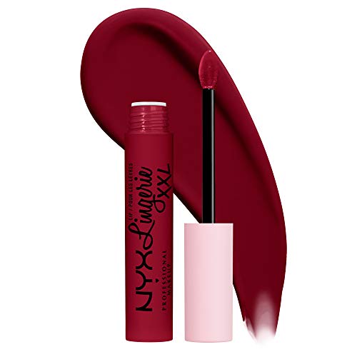 NYX PROFESSIONAL MAKEUP Lip Lingerie XXL Matte Liquid Lipstick - Sizzlin' (Oxblood Red)