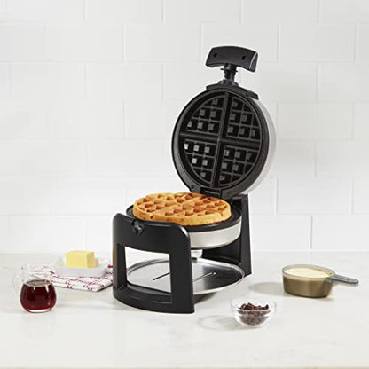 Cuisinart WAF-F40 Gofrera belga de doble tapa, nueva, negra/inoxidable