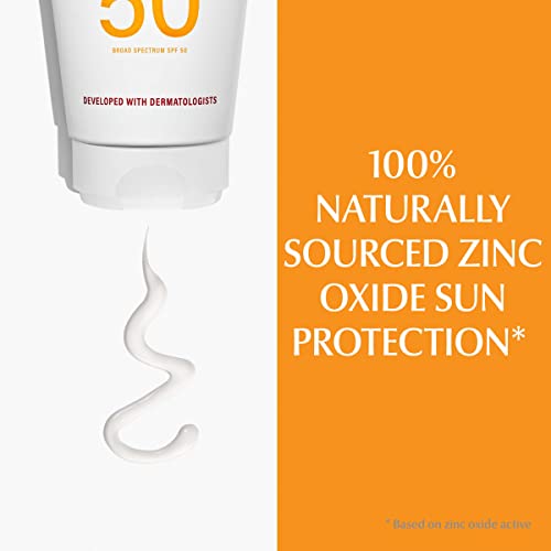 Eucerin Sun Sensitive Mineral Baby Protector solar SPF 50, loción protectora solar con protección de óxido de zinc, tubo de 4 onzas líquidas