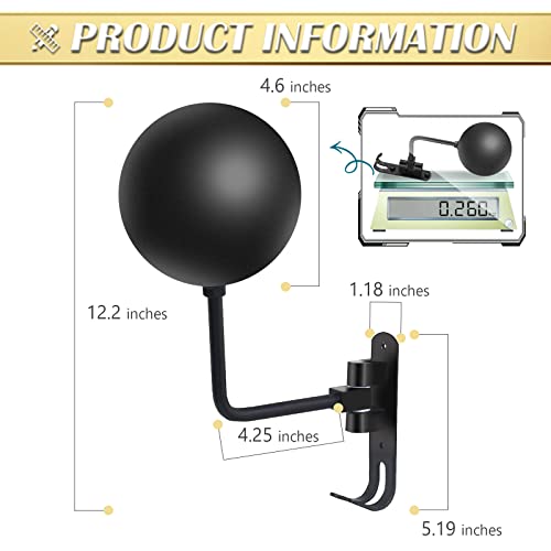 Soporte de pared para casco de motocicleta, rotación de 180 grados, soporte de metal para casco de bicicleta, soporte para exhibición de casco de bicicleta con 2 ganchos, accesorios de motocicleta para casco de béisbol y rugby, negro, 2 piezas