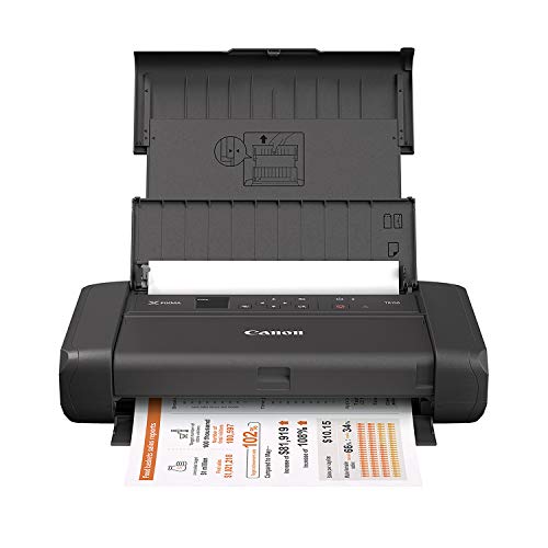 Impresora móvil inalámbrica Canon Pixma TR150 con Airprint, compatible con la nube, negra, funciona con Alexa