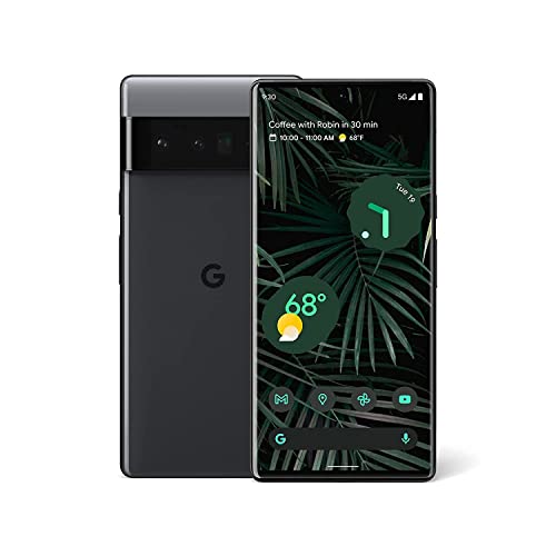 PROCUCTO 72 Google Pixel 6 Pro - Teléfono Android 5G - Smartphone desbloqueado con cámara Pixel avanzada y teleobjetivo - 256 GB - Negro tormentoso