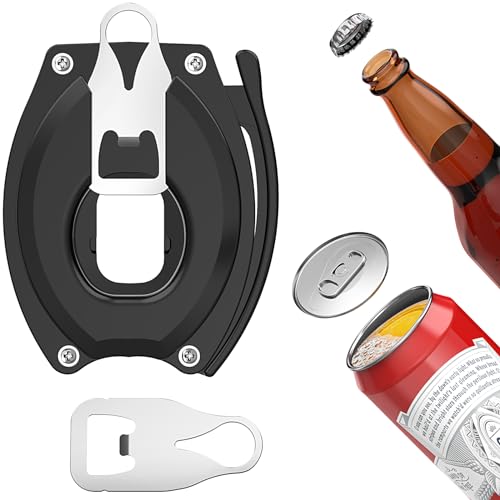 PRODUCTO 112 Abrelatas de cerveza Lewufe – Herramienta para abrir latas de refresco – Removedor de tapas – Abrelatas manual de seguridad de mano, abridor de latas pop