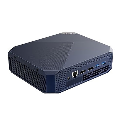 Blackview MP200 Mini PC Gaming Intel i5-11400H(4.50GHz), 16GB DDR4 512GB SSD Mini computadora con 6 núcleos/12 Hilos, HDMI, WiFi6, BT5.2, Gigabit Ethernet, Pantalla Triple 4K HD, Azul