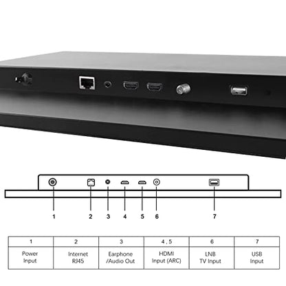 Soulaca-TV con espejo mágico, pantalla táctil inteligente de 22 pulgadas, baño con WiFi, Bluetooth, ducha integrada, televisión DTV ATSC, nuevo modelo 2023