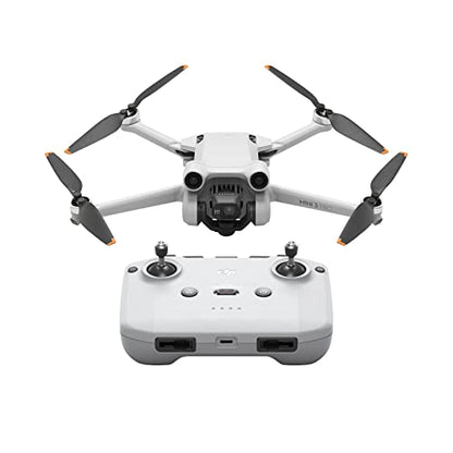 DJI Mini 3 Pro, Drone Ligero con Vídeo 4K, Foto de 48MP, Tiempo de Vuelo de 34 Minutos, Menos de 249 g, Detección de Obstáculos Tridireccional, Regreso a Casa, Drone con Cámara para Adultos