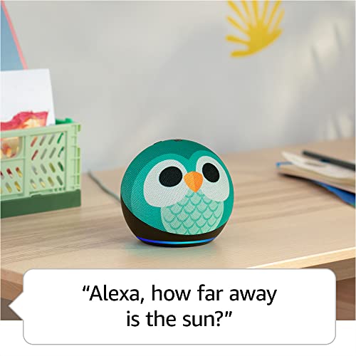 Echo Dot (5.ª generación) Búho infantil con Echo Glow