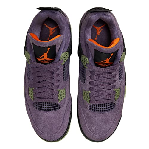 Jordan 4 Retro Zapato para mujer, Canyon Purple/Anthracite-allig, 7