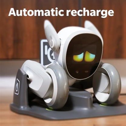 PRODUCTO 609 Loona Smart Robot, Robot Toys, Robot Pets con comando de voz, ChatGPT, codificación, carga automática, sensor táctil, reconocimiento de gestos, compañero interactivo perfecto, regalos únicos para niñas y niños