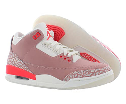 Jordan Mujeres Air Jordan 3 WMNS CK9246 600 Rosa Óxido - Talla 5.5W