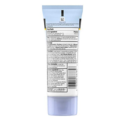 Neutrogena Ultra Sheer Dry-Touch Sunscreen Lotion, Broad Spectrum SPF 30 UVA/UVB Protection, Oxybenzone-Free, Water Resistant, Non-Comedogenic, Non-Greasy, Travel Size, 3 Fl Oz, Pack of 3