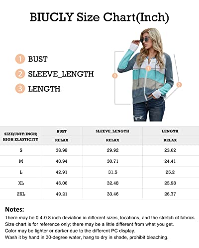 SHEWIN Moda de otoño para mujer 2023 Rayas Bloque de color Suéter de punto ligero Manga larga Cordón Cremallera Sudaderas con capucha Chaqueta Casual Cremallera Sudaderas para mujer Gris 2XL