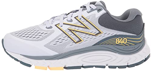 New Balance W840 Versión 5 Zapatilla para correr para mujer, Talla: 9.5 Ancho: B Color: Gris silencioso/Mango claro