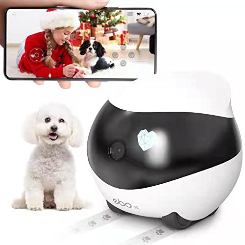 PRODUCTO 108 Enabot Cámara para mascotas Cámara de seguridad para el hogar, cámara WiFi interior móvil, conversación bidireccional, visión nocturna, vídeo 1080P, cámara inalámbrica recargable de carga automática para mascotas/bebés/ancianos