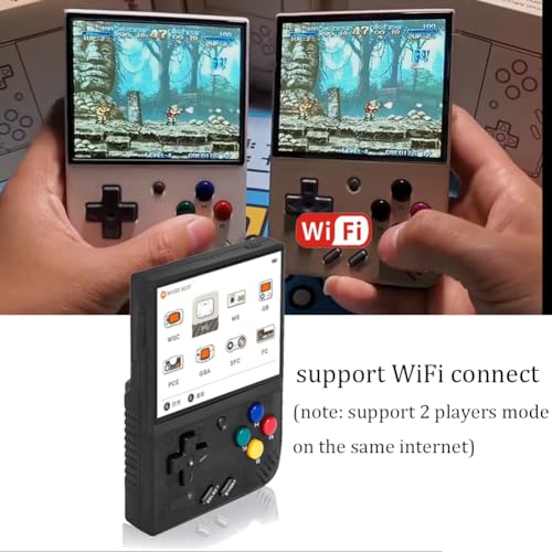 PRODUCTO 28 Miyoo Mini Plus Retro Handheld, divertida consola de juegos con pantalla IPS de 3,5 pulgadas y juegos precargados, reproductor de juegos portátil compatible con sistema operativo Onion, multiemulaciones integradas (gris)