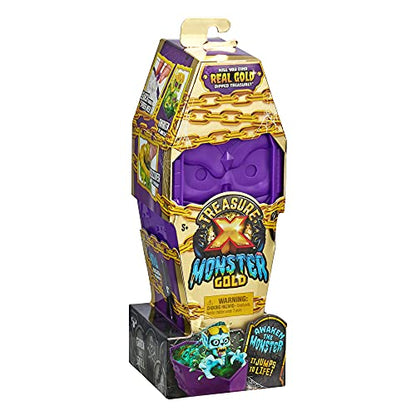 PRODUCTO 18 Treasure X Monster Gold - Monster Coffin - 13 niveles de aventura - ¿Encontrarás un tesoro bañado en oro real?