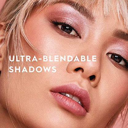 URBAN DECAY Paleta de sombras de ojos Naked3, 12 tonos neutros rosados versátiles para todos los días, colores ricos y ultramezclables con textura aterciopelada, el juego incluye espejo y brocha de maquillaje de doble punta