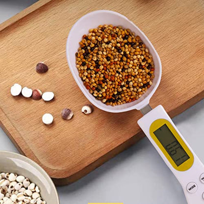 PRODUCTO 113 Báscula digital de cuchara de cocina: cuchara medidora electrónica de 17.64 oz/0.00 oz, báscula de alimentos que pesa gramos y onzas, báscula de cocina digital con mango y pico para dispensar café, leche, harina, condimentos