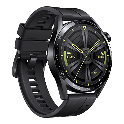 HUAWEI Watch GT 3 (46mm) GPS + Bluetooth Smartwatch (Black) - International Version