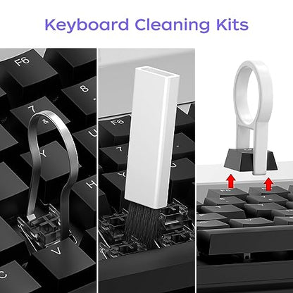 PRODUCTO 35 QINGLER Kit de limpieza de teclado de pantalla de computadora portátil 20 en 1, kits de limpieza de dispositivos electrónicos multifuncionales para Airpod, teléfonos, teclados, auriculares, computadora, cámara, consola de juegos y Lego