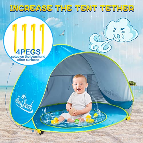 PRODUCTO 190 Monobeach Baby Beach Tent Pop Up Portable Shade Pool Protección UV Refugio solar para bebés