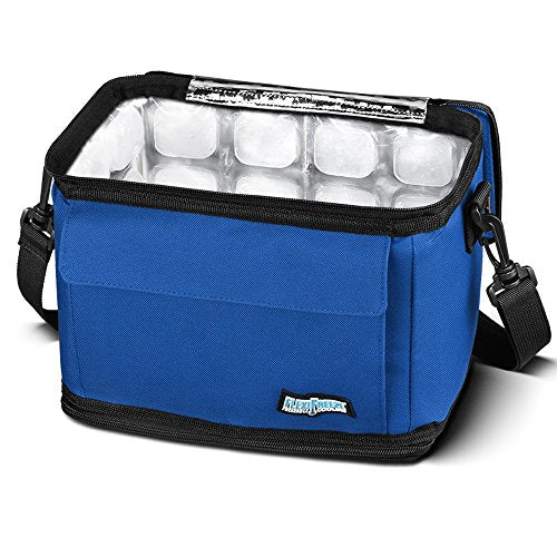 FlexiFreeze Enfriador de 9 latas congelable, azul real