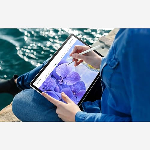 PRODUCTO 417 SAMSUNG Galaxy Tab S9 FE Wi-Fi 10.9” 128GB Tablet Android, IP68 resistente al agua y al polvo, batería de larga duración, procesador potente, S Pen, cámara de 8MP, diseño liviano, versión para EE. UU., 2023, gris