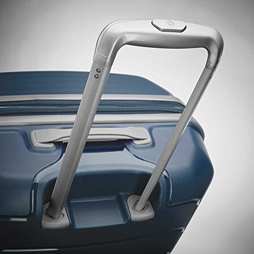 Samsonite Freeform Hardside expandible con ruedas giratorias dobles, equipaje de mano de 21 pulgadas, azul marino