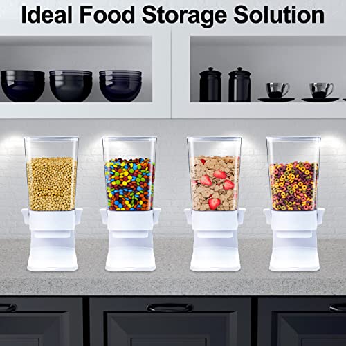 Dispensador de cereales para encimera, 2 unidades, contenedores de almacenamiento de cereales, contenedores de organización y almacenamiento de 5 litros para cocina, dispensador de alimentos secos,arroz, granos, nueces, avena, comida para mascotas