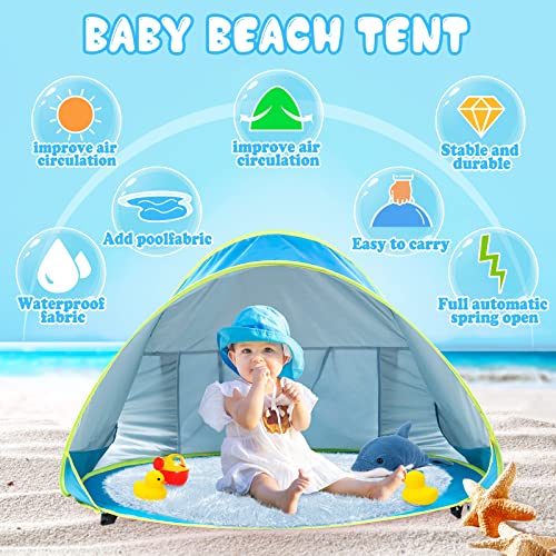 PRODUCTO 190 Monobeach Baby Beach Tent Pop Up Portable Shade Pool Protección UV Refugio solar para bebés