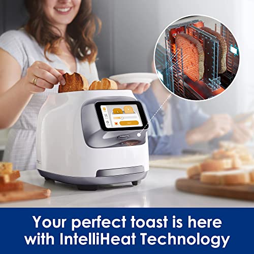 PRODUCTO 66 Tineco TOASTY ONE Tostadora Inteligente, con Pantalla Táctil, Tostada de 2 Rebanadas Individualmente, Elevación y Bajada Automática, Diseño de Acero Inoxidable de Alta Gama con Ajuste de Tostado Ilimitado, Fresco, Recalentado y Congelado