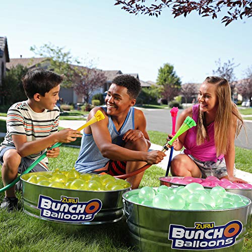 PRODUCTO 134 Bunch O Balloons Crazy Color de ZURU, más de 200 globos de agua autosellantes de llenado rápido para familia al aire libre, amigos, diversión de verano para niños, exclusivo de Amazon (paquete de 6)