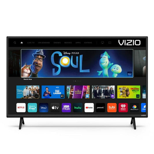 VIZIO 40-Inch Class D-Series Full HD LED 1080p Smart TV, Apple AirPlay 2 and Chromecast Built-in + Free Wall Mount (No Stands) D40f-J09 (Renewed)