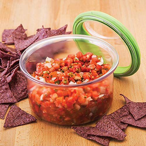 PRODUCTO 500 Progressive International PrepWorks Fresh Guacamole ProKeeper Contenedor de plástico para almacenamiento de cocina con tapa hermética, verde